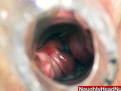 She performs her gorgeosu pussy for a wide screen. Naughty head nurse prefer hardcore action but today she has nothing but dildofuck her pussy in solo.Naughty granny knows how to satisfy her big pussy!