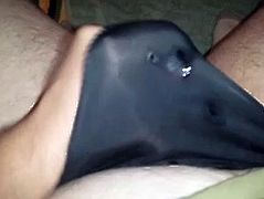 Cumming hard for my girl at her request in her panties