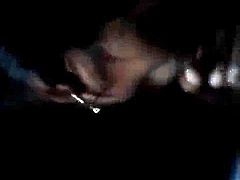 Indian Girl doing blowjob to her BF flashing her Boobs