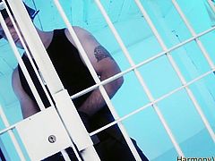 Be pleased with hot top rated Harmony Vision sex tube video. She pleases two cops and sucks their cocks intensively. Hussy prison girl is worthy of your attention.