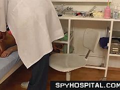 Spy Hospital brings you a hell of a free porn video where you can see how a horny gyno patient gets caught on a naughty spy camera while assuming very hot poses.