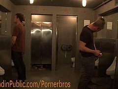 In this hot vid you can see an assortment of hot gay studs flaunting their sexy bodies. Some of them are ready to make out in the bathrooms and blow each other into heaven.