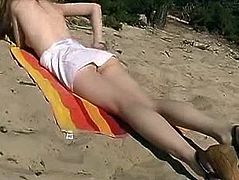 Nude Beach - Nice Teens Posing