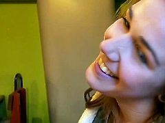 Dominika is a sexy blonde teen with a perfect ass. Take a look at this hot POV where she sucks and fucks a big cock after being paid to do so.