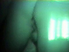 Watch how this horny Asian couple love fucking outdoors,This time they decided to fuck in the car and everything is recorded through night vision cam.Don't miss it!