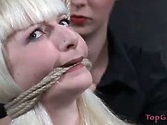 Checkout this sexy blonde babe Olivia Rose in this hot bdsm video, where she gets her big tits played and tight pussy stretched hard and then whipped harshly.The steady beat of the cane and sharp sting of whip!
