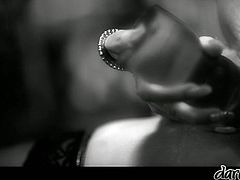 Hot blooded fuck starving light head harlot with sweet large Tatas posed leg spread in bed and employed tremendous fuck stick to make her dumpy vag feel good. Look at this harsh masturbation in Fame Digital sex clip!