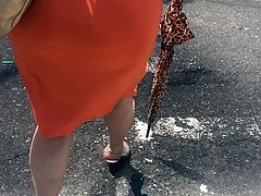 Orange Dress