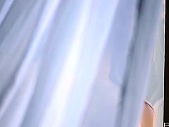 Courtesy of Babes Network you can see the ravishing brunette Abigail Mac as she poses and provokes in this nasty free solo video that will blow you mind apart!