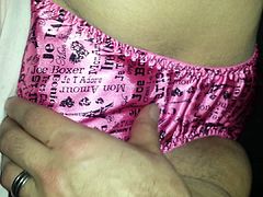 pink satin panties 1