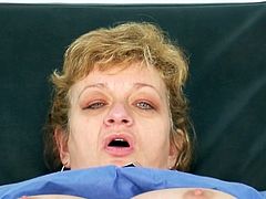 Busty mature Vilma is pretty nasty when it comes to masturbating her cunt