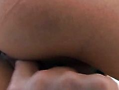 Haruka Aida is fingered and blowing cock uncensored