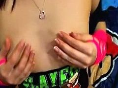 Those pierced tits and her puffy twat exposed during solo cam show