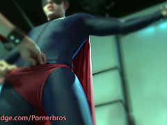 This guy gets kidnapped, tied up, dressed up and teased by another man until he reaches an epic orgasm.