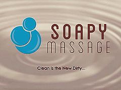SoapyMassage Busty Asian BathTub Pleasures