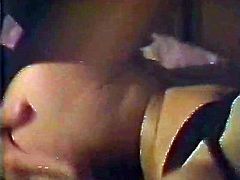 Horny and slutty bitch with dark hair and in nice dress gets her dripping pussy licked and sucks the dick. Have a look in steamy The Classic Porn xxx clip.