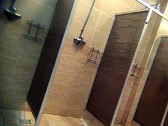 Voyeur films with hideen cam sexy ladies enjoying their warm shower