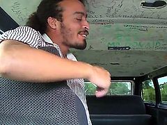 Bang bus action with a naughty and passionate girlfriend named Sofia Ressen