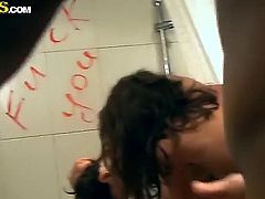 Lovely Ally,Amelia and other hotties are having fun in the shower during wild college orgy