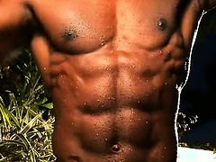 Hey there honcho, is that a dumbbell in your swimming