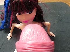 Handsfree Cum on my new Bratz Doll