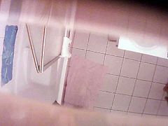 Hidden cam - Milf strip in bathroom