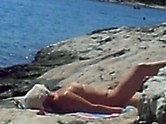 Croatian granny on nude beach