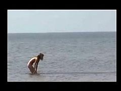 Nude Beach - Two Hot Teens Frolicking