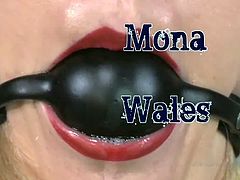 Mona Wales' extreme BDSM encounter. She is a dominant person when she plays at home but for people as well versed in the art of BDSM as we are, she is going to have to learn her place