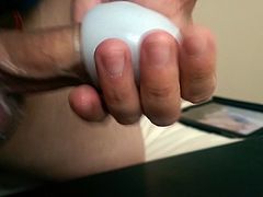 Fucking my Tenga Egg with cumshot