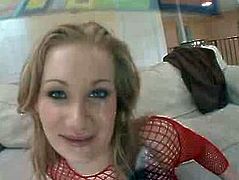 Blonde whore can't get enough BBC