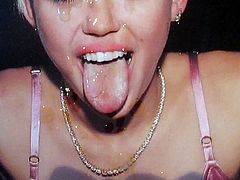 Miley Cyrus cum tribute 2