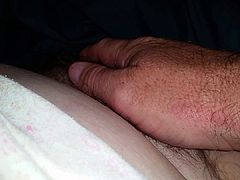 wifes tired hairy pussy early in the morning