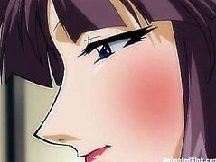 You will love this anime video because all the girls are busty and sexy. They get banged from behind and also get facialed.