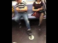 NYC subway voyeur asian girls