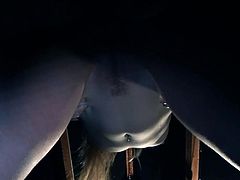 Smut little blonde withheld and banged inside bound