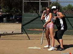 Seven gorgeous teens in tight sexy shorts play baseball with brutal studs. Check out their sexy legs and their tight asses.