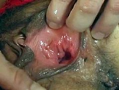 Hairy mature fisted and fucked