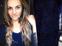 Cute Girl CumTribute #9