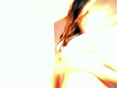 This chick is one hot cutie but don't let her pretty face fool you. She can be a real whore if she wants to. She takes some hard cock from behind. Then she wants her lover to eat her snatch.