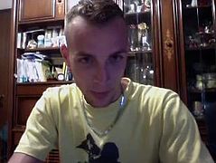 Straight guys feet on webcam #7