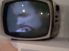 Desperate housewife sucks her husbands cock in the kitchen. Then she lest him pound her wet snatch missionary and doggy style.