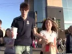 These teen couples are having fun outdoors and planning to have a wild group sex. They arrived at their home excited and suck and fuck together like crazy horndogs.