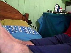 Straight guys feet on webcam #50