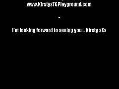 Kristys T G Playground brings you a hell of a free porn video where you can see how this alluring brunette shemale gets spanked by her mistress while assuming hot poses.