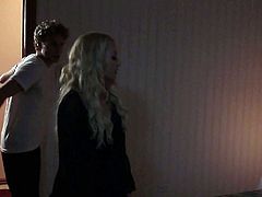 Aaliyah Love is one sizzling hot blonde who loves to fuck. She fucks her horny lover on top. Then he fucks her tight twat in missionary position.
