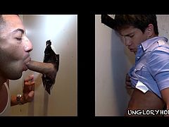 Mario Costa And AJ Irons Have Gay Sex In An Ungloryhole