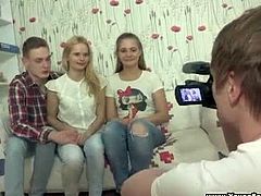 Young Sex Parties brings you a hell of a free porn video where you can see how these blonde and brunette teens are ready to play and get fucked hard into kingdom come.