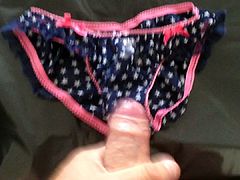 Cum over panties