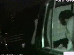Horny Asian couple are fucking in the car,Guy is over a woman on the seat. The woman was so horny that she willingly took off her underpants,Check out the real sex scene caught on spy cam for you!